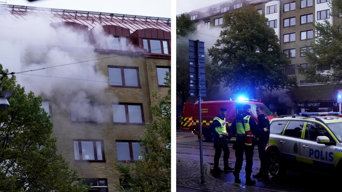 En stor explosion har inträffat i Annedal I Göteborg.